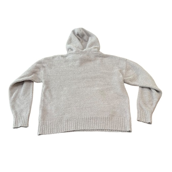 UGG Women's Gray Fuzzy Fleece Pullover Hoodie Sweatshirt Cozy Loungewear Small - Picture 6 of 9